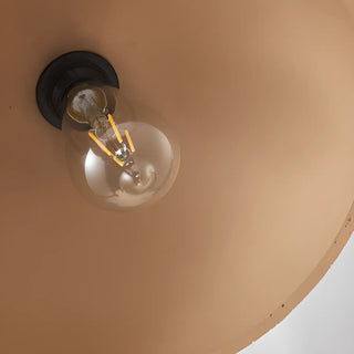 ZOWALA - Art Deco Industrial Resin Dome Vaulted Pendant Light Image - 10