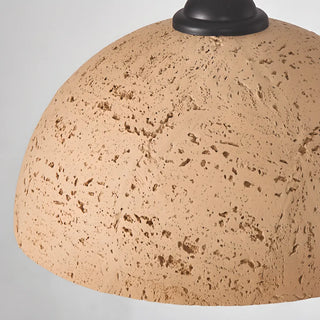 ZOWALA - Art Deco Industrial Resin Dome Vaulted Pendant Light Image - 8