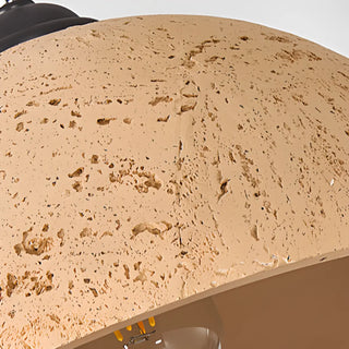 ZOWALA - Art Deco Industrial Resin Dome Vaulted Pendant Light Image - 9