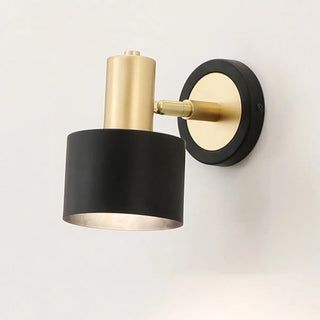 Modern Minimalist Rotatable Black Wall Sconce Set Zawala Image - 11