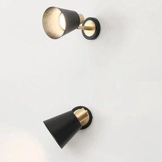 Modern Minimalist Rotatable Black Wall Sconce Set Zawala Image - 14