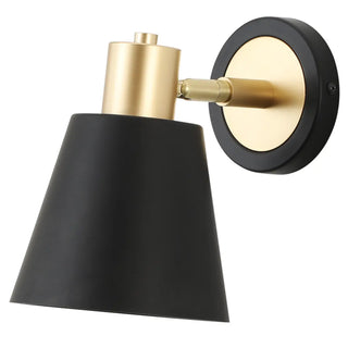 Modern Minimalist Rotatable Black Wall Sconce Set Zawala Image - 16