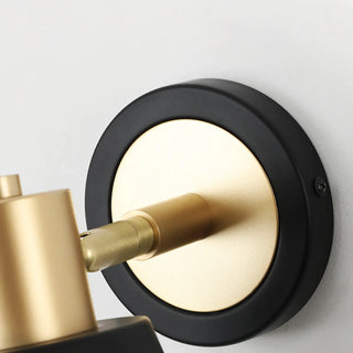 Modern Minimalist Rotatable Black Wall Sconce Set Zawala Image - 19