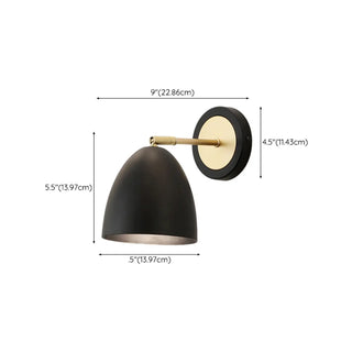 Modern Minimalist Rotatable Black Wall Sconce Set Zawala Image - 21
