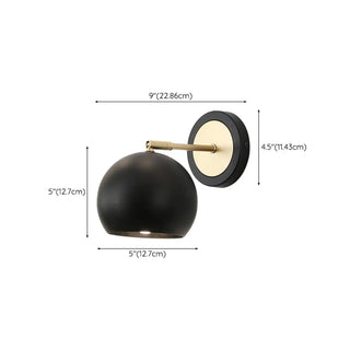 Modern Minimalist Rotatable Black Wall Sconce Set Zawala Image - 22