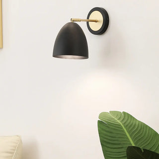 Modern Minimalist Rotatable Black Wall Sconce Set Zawala Image - 3