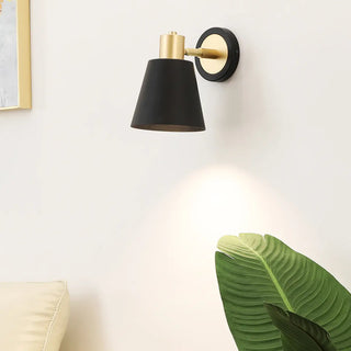 Modern Minimalist Rotatable Black Wall Sconce Set Zawala Image - 6