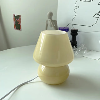 ZOWALA - Modern Striped Glass Table Lamp Image - 11