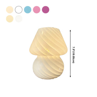 ZOWALA - Modern Striped Glass Table Lamp #size