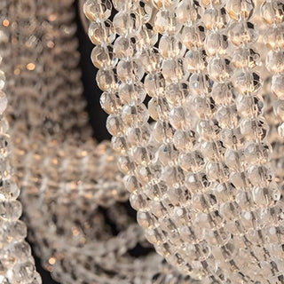 ZOWALA - Art Deco Modern Oval Clear Crystal Pendant Light Image - 6