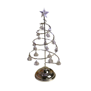 Exquisite Modern Silver Christmas Tree LED Table Lamp Zawala Image - 6