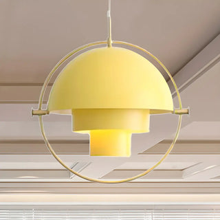 Modern Art Deco Geometric Spherical Gold Pendant Light Set Zawala Image - 16