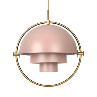 Modern Art Deco Geometric Spherical Gold Pendant Light Set Zawala Image - 26