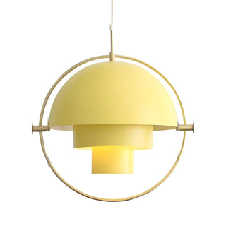 Modern Art Deco Geometric Spherical Gold Pendant Light Set Zawala Image - 28