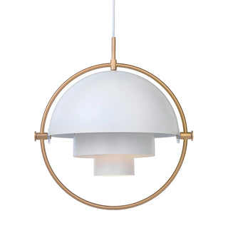 Modern Art Deco Geometric Spherical Gold Pendant Light Set Zawala Image - 30