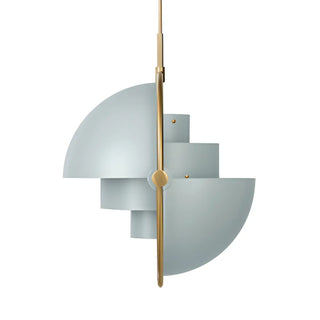 Modern Art Deco Geometric Spherical Gold Pendant Light Set Zawala Image - 32