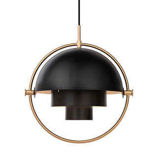 Modern Art Deco Geometric Spherical Gold Pendant Light Set Zawala Image - 35