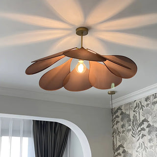 ZOWALA - Art Deco Floral Petal Coffee Living Room Pendant Light Image - 1