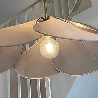 ZOWALA - Art Deco Floral Petal Coffee Living Room Pendant Light Image - 10