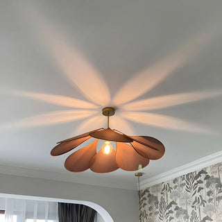 ZOWALA - Art Deco Floral Petal Coffee Living Room Pendant Light Image - 3