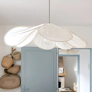 ZOWALA - Art Deco Floral Petal Coffee Living Room Pendant Light Image - 5