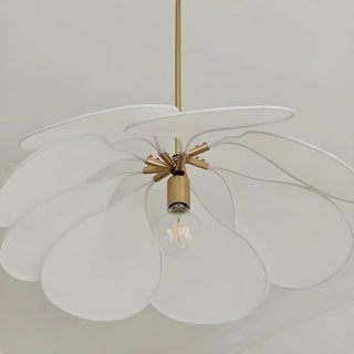 ZOWALA - Art Deco Floral Petal Coffee Living Room Pendant Light Image - 8
