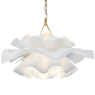 ZOWALA - Art Deco White Abstract Flowing Bedroom Pendant Light Image - 4