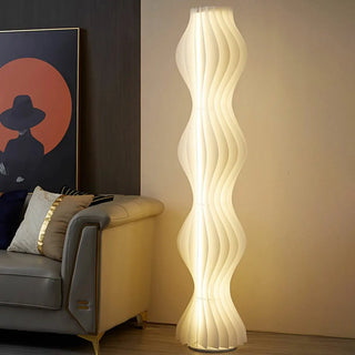 ZOWALA - Art Deco Metal LED Floor Lamp Image - 2
