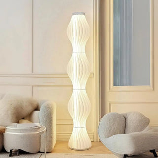 ZOWALA - Art Deco Metal LED Floor Lamp Image - 3