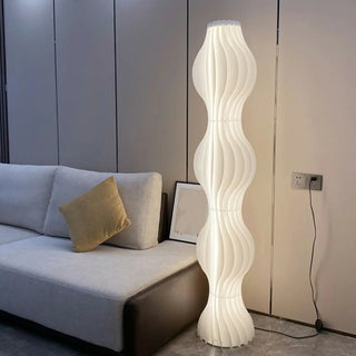 ZOWALA - Art Deco Metal LED Floor Lamp Image - 4