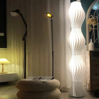 ZOWALA - Art Deco Metal LED Floor Lamp Image - 7