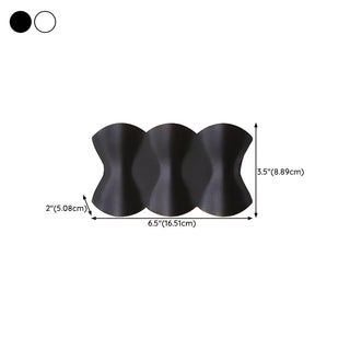 ZOWALA - Contemporary Art Wavy Metal LED Wall Light Warm Light Image - 25
