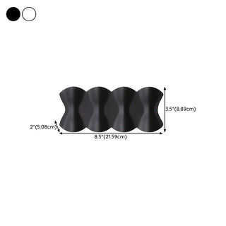 ZOWALA - Contemporary Art Wavy Metal LED Wall Light Warm Light Image - 26