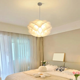 ZOWALA - Art Organic White Flowing Cloud Bedroom Pendant Light Image - 1