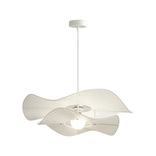 ZOWALA - Artistic Organic Wave Pendant Light Fabric Living Room Image - 10