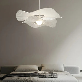 ZOWALA - Artistic Organic Wave Pendant Light Fabric Living Room Image - 2