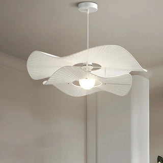 ZOWALA - Artistic Organic Wave Pendant Light Fabric Living Room Image - 5