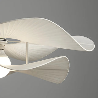 ZOWALA - Artistic Organic Wave Pendant Light Fabric Living Room Image - 7