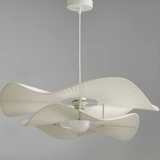 ZOWALA - Artistic Organic Wave Pendant Light Fabric Living Room Image - 8