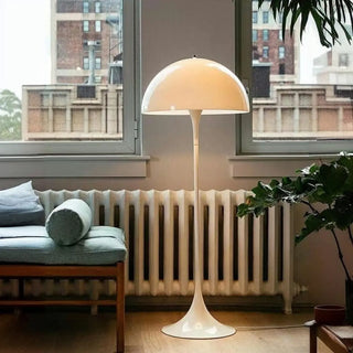 ZOWALA - Artistic Black Glass Rotating Theia Floor Lamp Image - 4