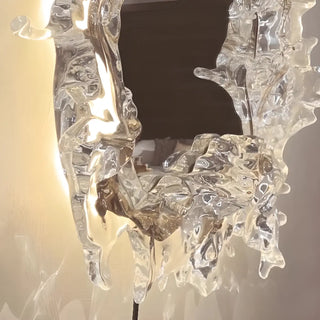 ZOWALA - Artistic Geometric LED Bathroom Vanity Mirror Light Image - 7