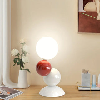 ZOWALA - Artistic Modern LED Geometric Spherical Table Lamp Image - 2
