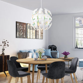 ZOWALA - Modern Artistic Dining Room Green Sphere Pendant Light Image - 2