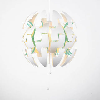 ZOWALA - Modern Artistic Dining Room Green Sphere Pendant Light Image - 7