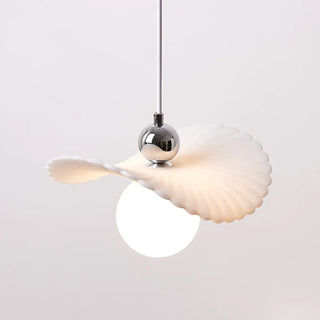 ZOWALA - Artistic Stylish Round White Glass Globe Pendant Light Image - 11
