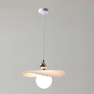 ZOWALA - Artistic Stylish Round White Glass Globe Pendant Light Image - 3