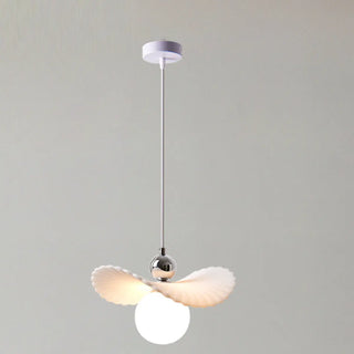 ZOWALA - Artistic Stylish Round White Glass Globe Pendant Light Image - 4