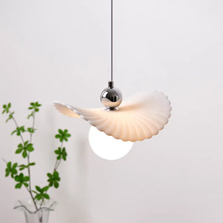 ZOWALA - Artistic Stylish Round White Glass Globe Pendant Light Image - 5