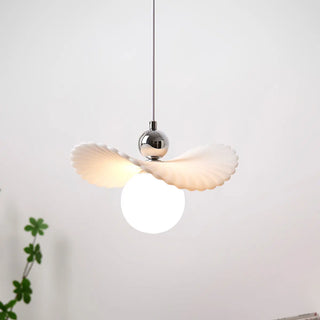 ZOWALA - Artistic Stylish Round White Glass Globe Pendant Light Image - 6