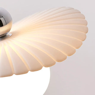 ZOWALA - Artistic Stylish Round White Glass Globe Pendant Light Image - 8
